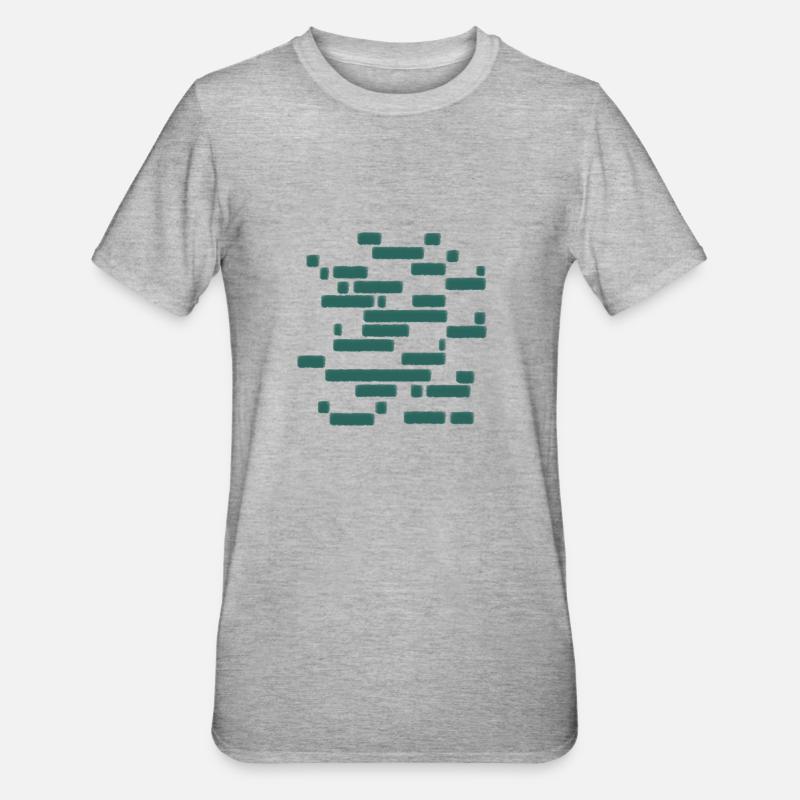 Vert - T-shirt polycoton Unisexe - gris chiné