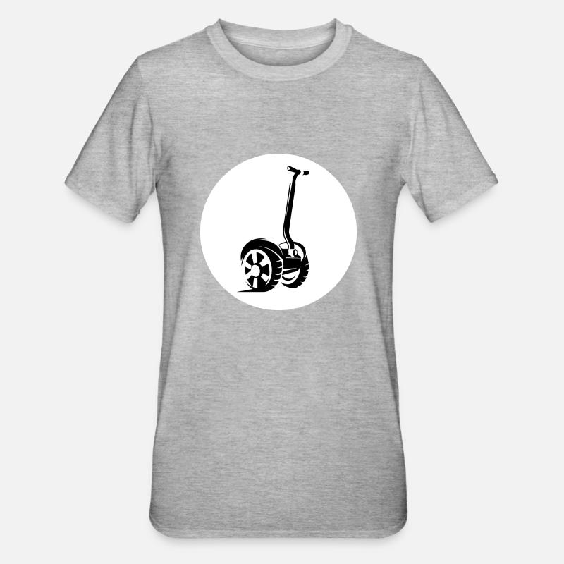 E-Scooter E-Roller Scooter - Unisex Polycotton T-Shirt - heather grey