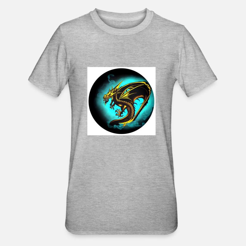 SquareBlend 20232156151122 - Unisex Polycotton T-Shirt - Grau meliert