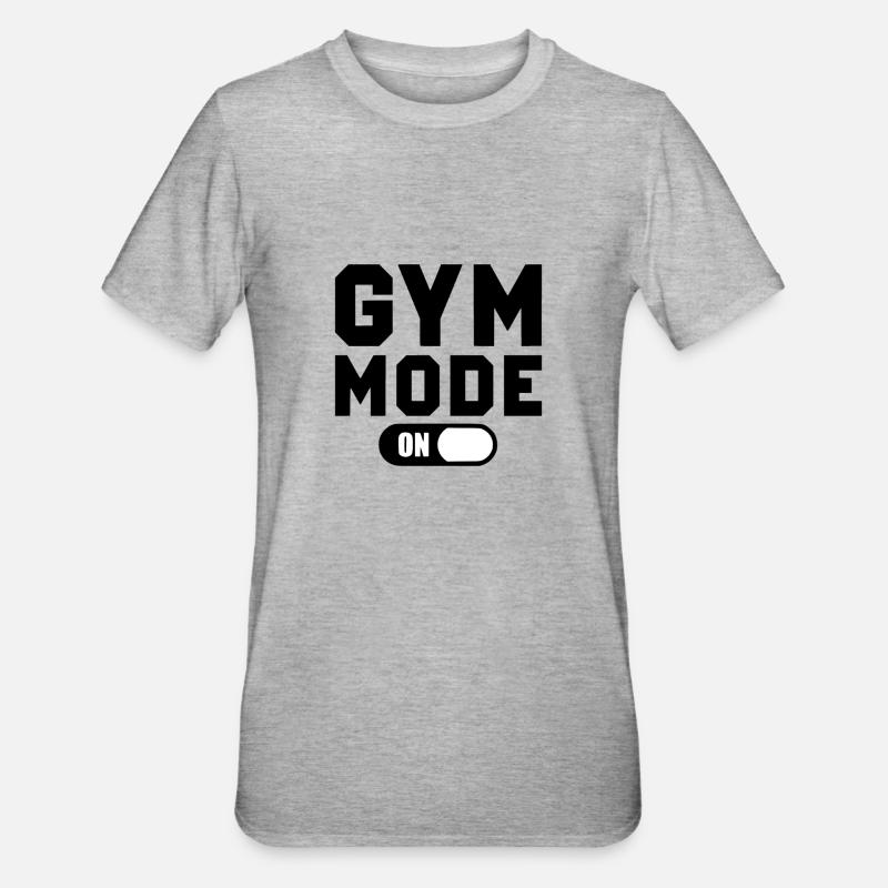 Mode Gym activé - T-shirt polycoton Unisexe - gris chiné