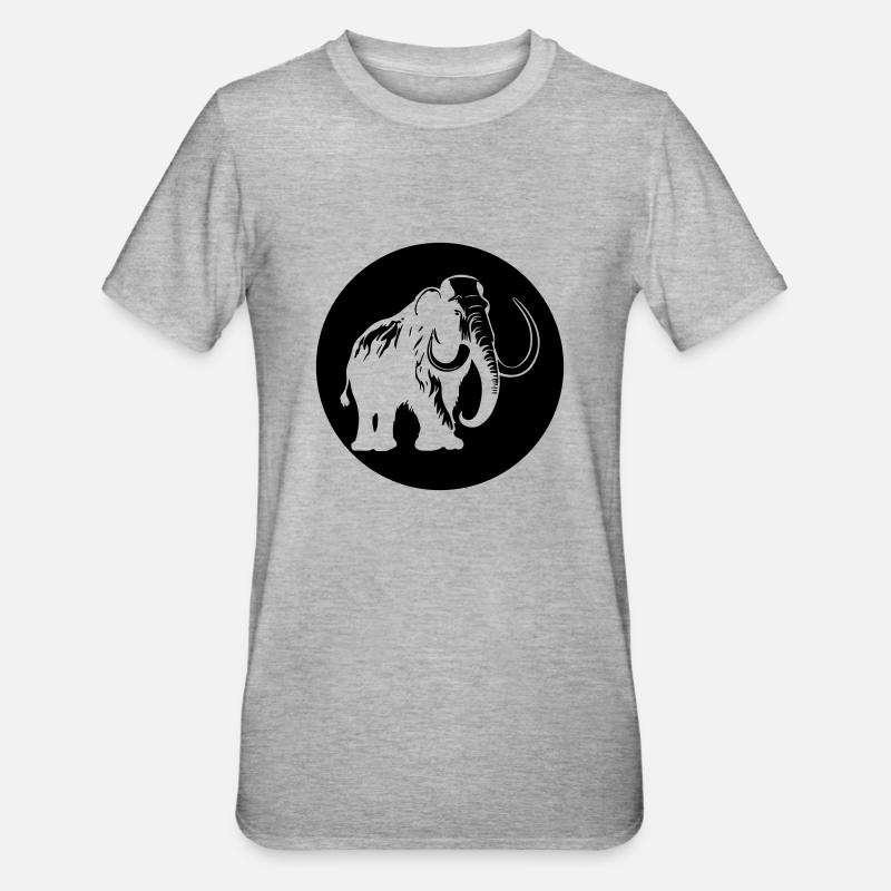 Éléphant - T-shirt polycoton Unisexe - gris chiné