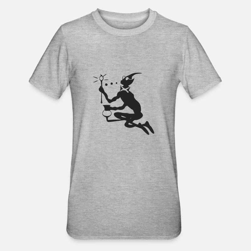 Bako der Zauberer - Unisex Polycotton T-Shirt - Grau meliert