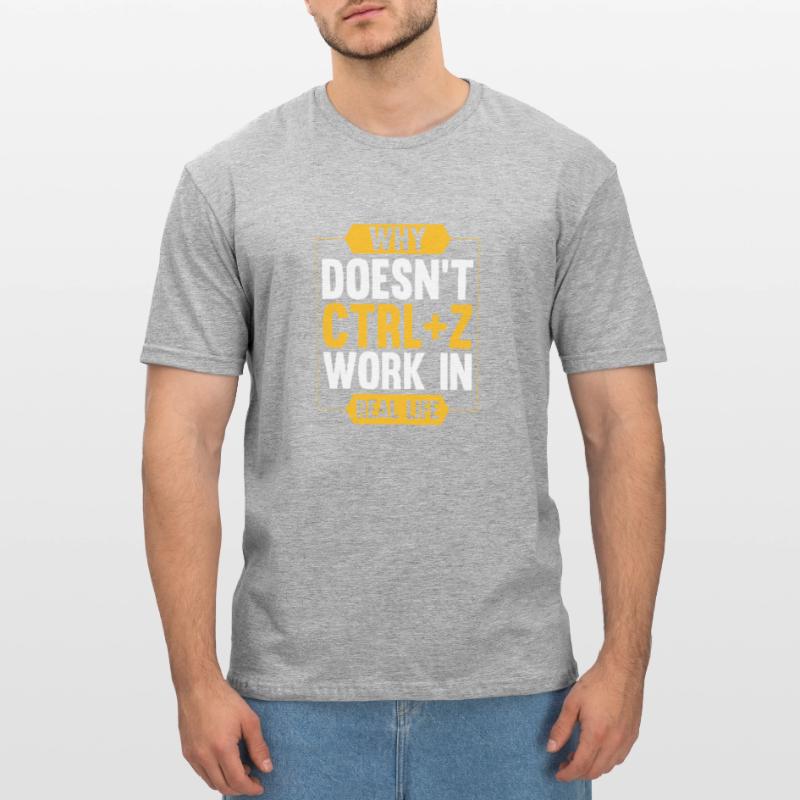 Geschenkprogrammierer PC STRG Z Computer Unisex Polycotton T-Shirt