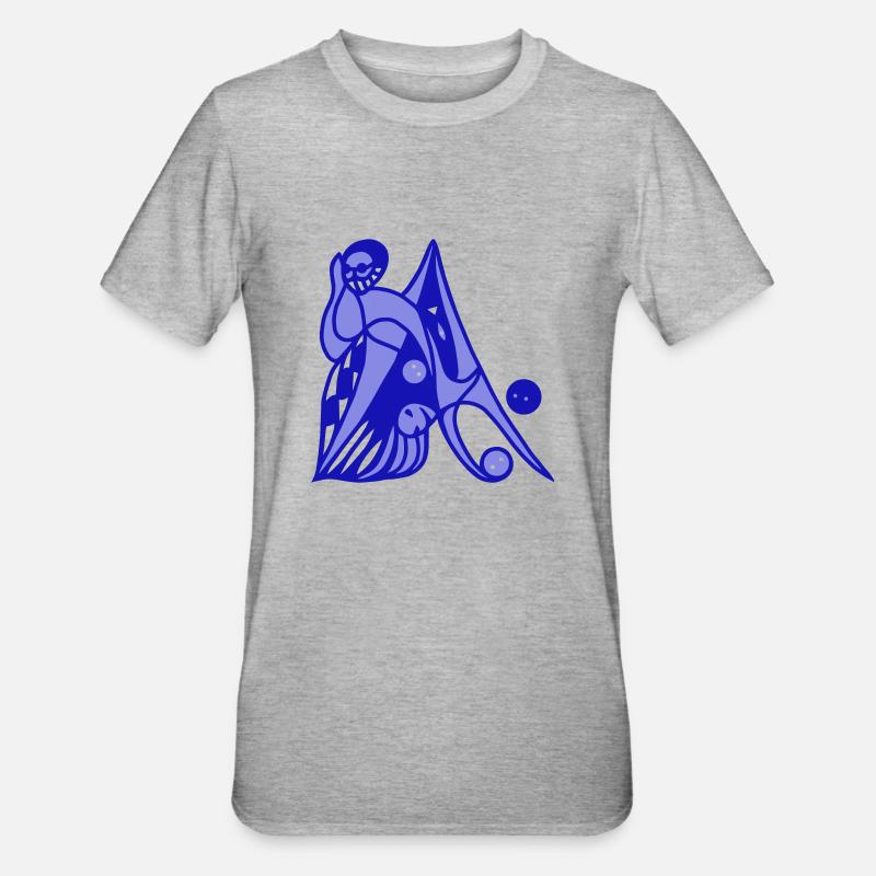 Split. Challenges with flexibility - Unisex Polycotton T-Shirt - heather grey