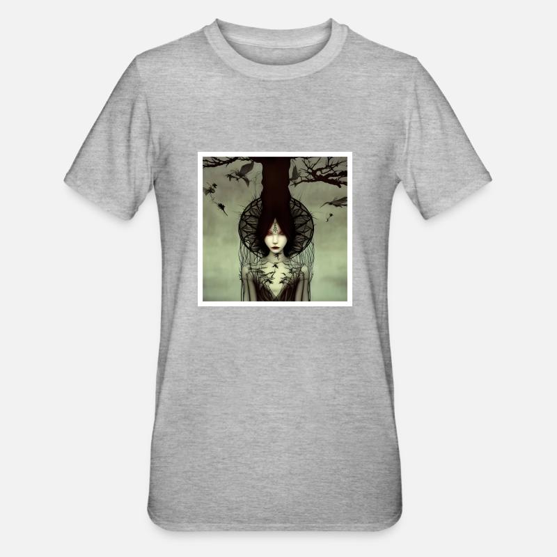 Maudire - T-shirt polycoton Unisexe - gris chiné