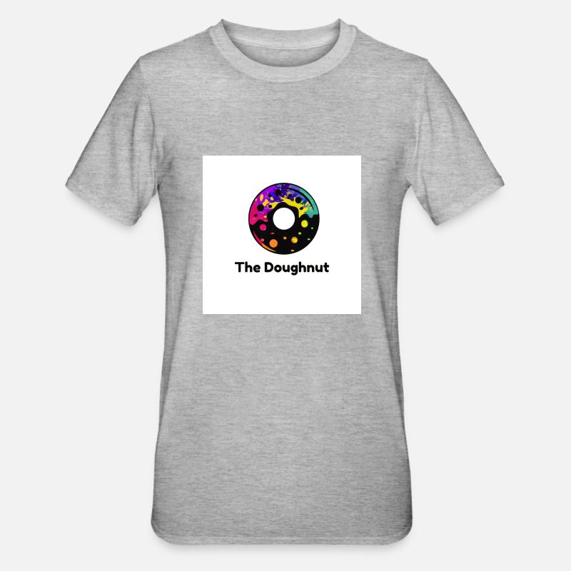 Le beignet - T-shirt polycoton Unisexe - gris chiné