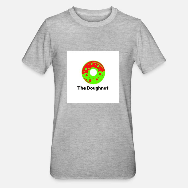 Le beignet - T-shirt polycoton Unisexe - gris chiné