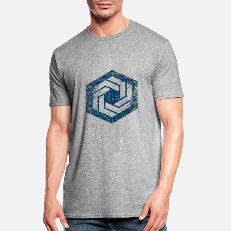 Codage géométrique du programmeur de programmation hexagonale T-shirt polycoton Unisexe