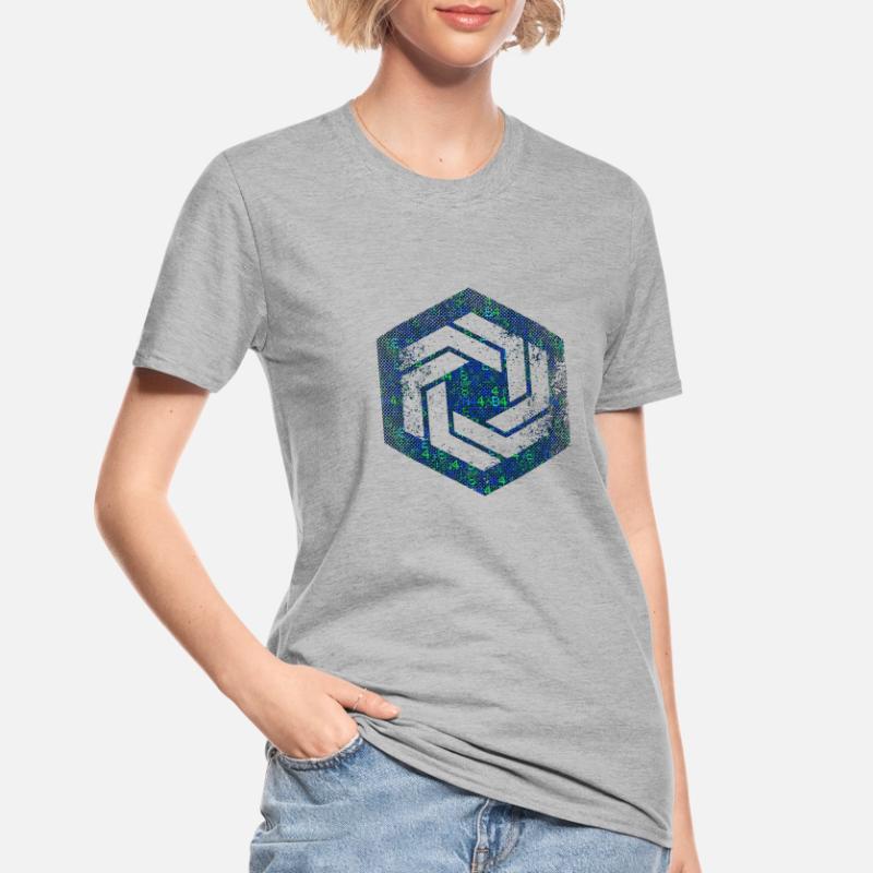 Codage géométrique du programmeur de programmation hexagonale T-shirt polycoton Unisexe