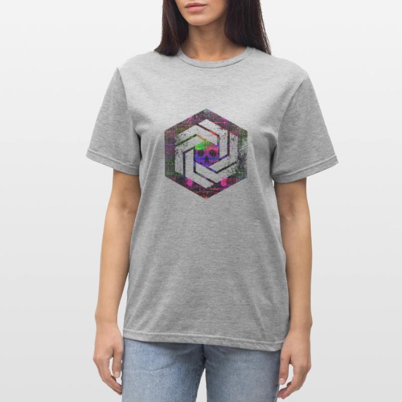 Codage géométrique du programmeur de programmation hexagonale T-shirt polycoton Unisexe
