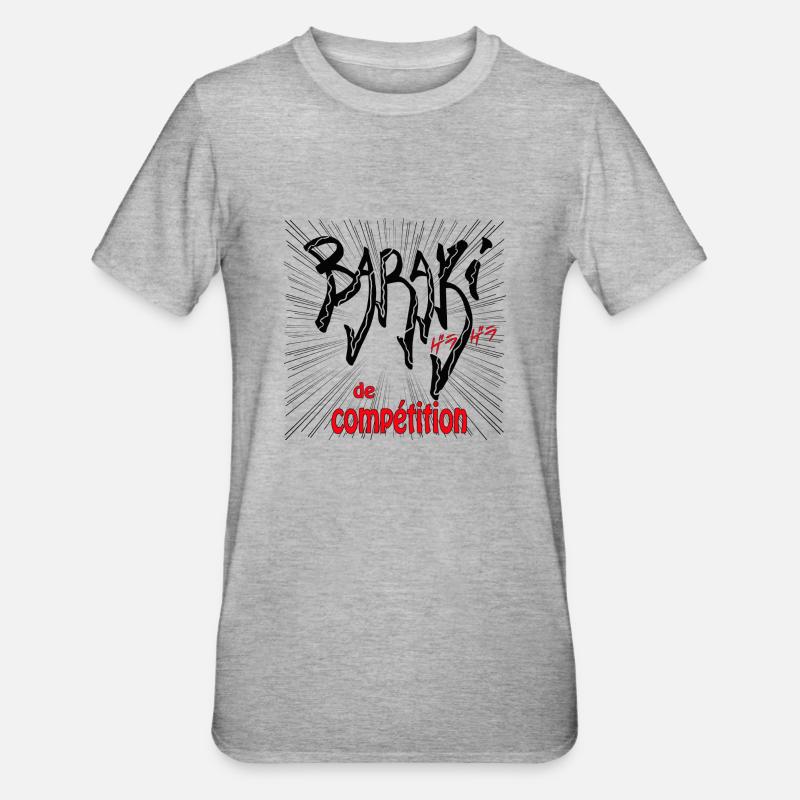 baraki de compétition - T-shirt polycoton Unisexe - gris chiné