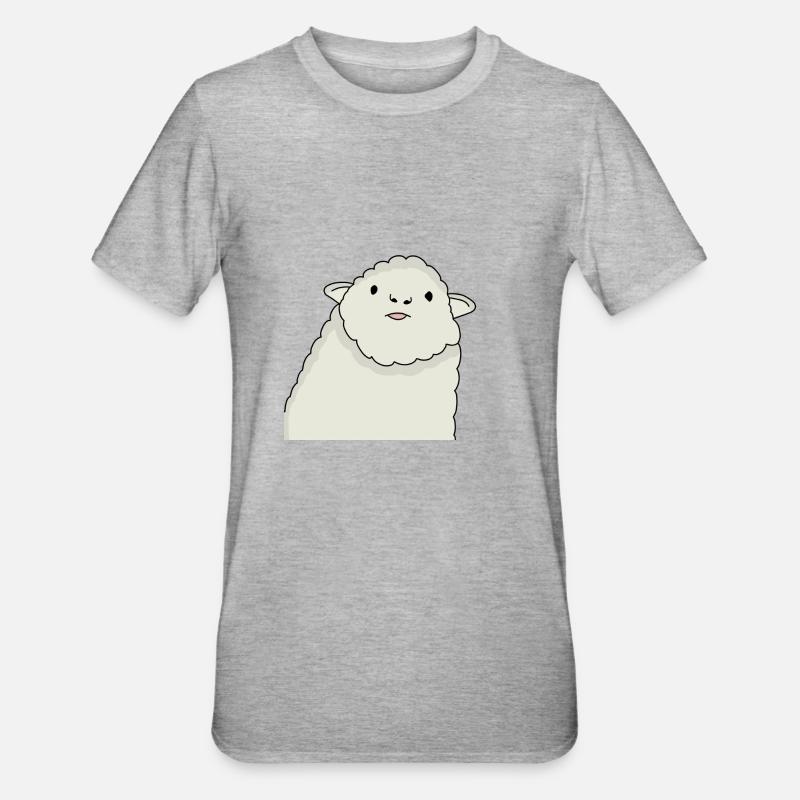 Mouton Blaaa - T-shirt polycoton Unisexe - gris chiné