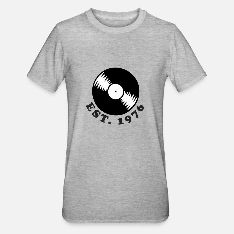 Millésime 1976 - T-shirt polycoton Unisexe - gris chiné