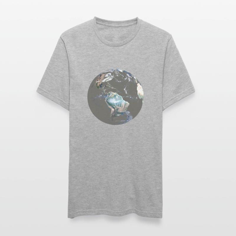 Blauer Planet Adieu, oder Rettet die Erde! Jetzt! Unisex Polycotton T-Shirt