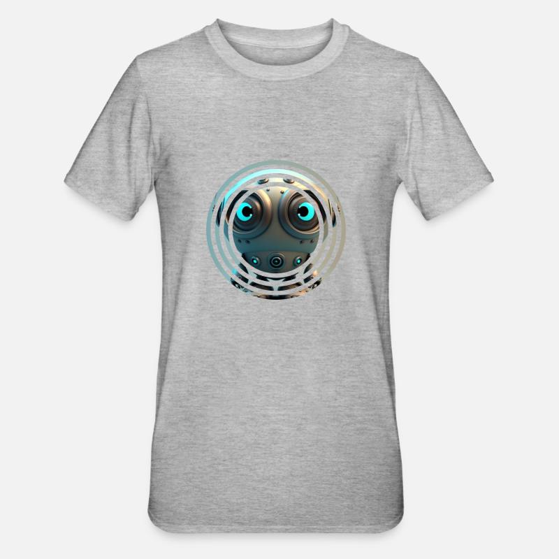 Dans le robot - T-shirt polycoton Unisexe - gris chiné