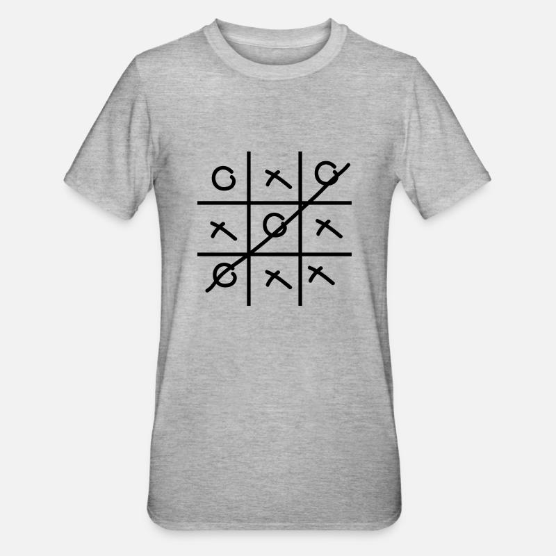 Boardgame Chess Backgammon Game Night - Unisex Polycotton T-Shirt - heather grey