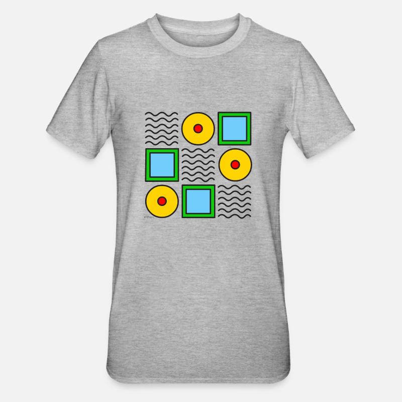 Moda modèle 010623 3 - T-shirt polycoton Unisexe - gris chiné