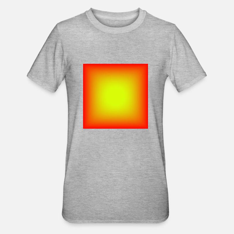 Modèle - T-shirt polycoton Unisexe - gris chiné