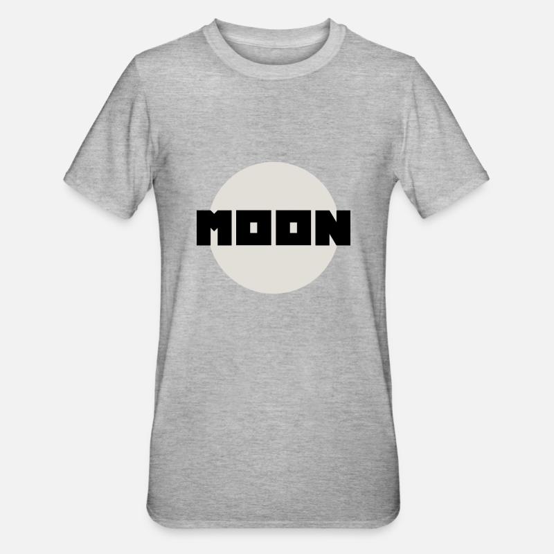 MOON (Original) - T-shirt polycoton Unisexe - gris chiné