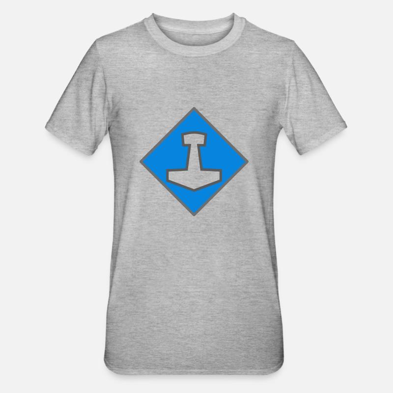 Mjölnir - T-shirt polycoton Unisexe - gris chiné