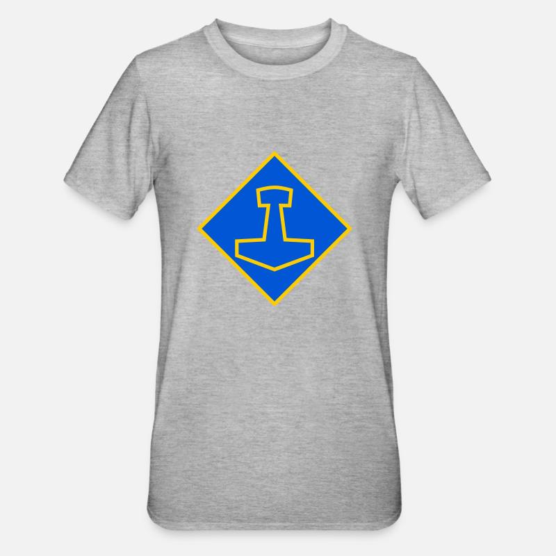 Mjölnir - T-shirt polycoton Unisexe - gris chiné