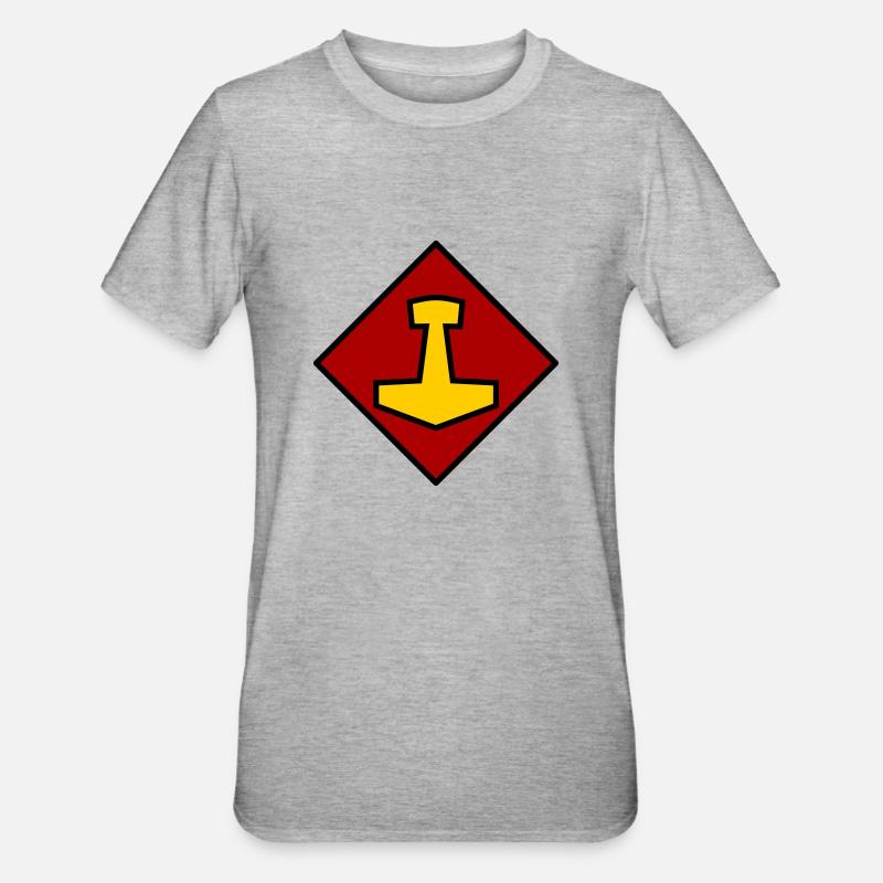 Mjölnir - T-shirt polycoton Unisexe - gris chiné