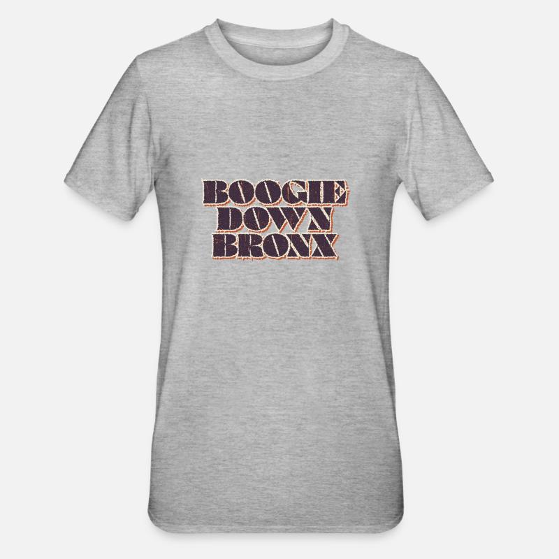 Boogie Down Bronx - T-shirt polycoton Unisexe - gris chiné