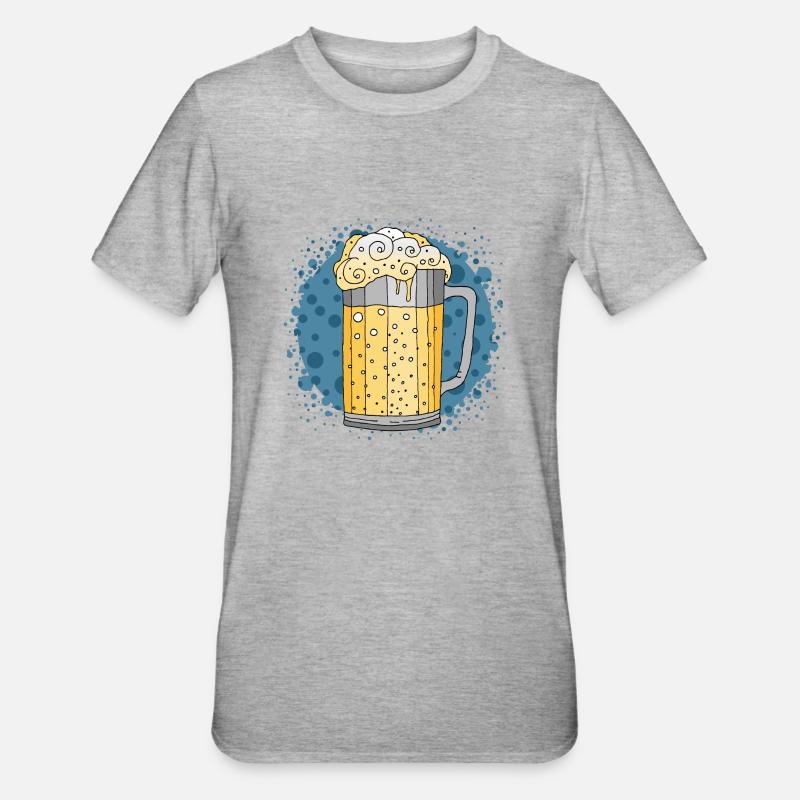 Mug - T-shirt polycoton Unisexe - gris chiné