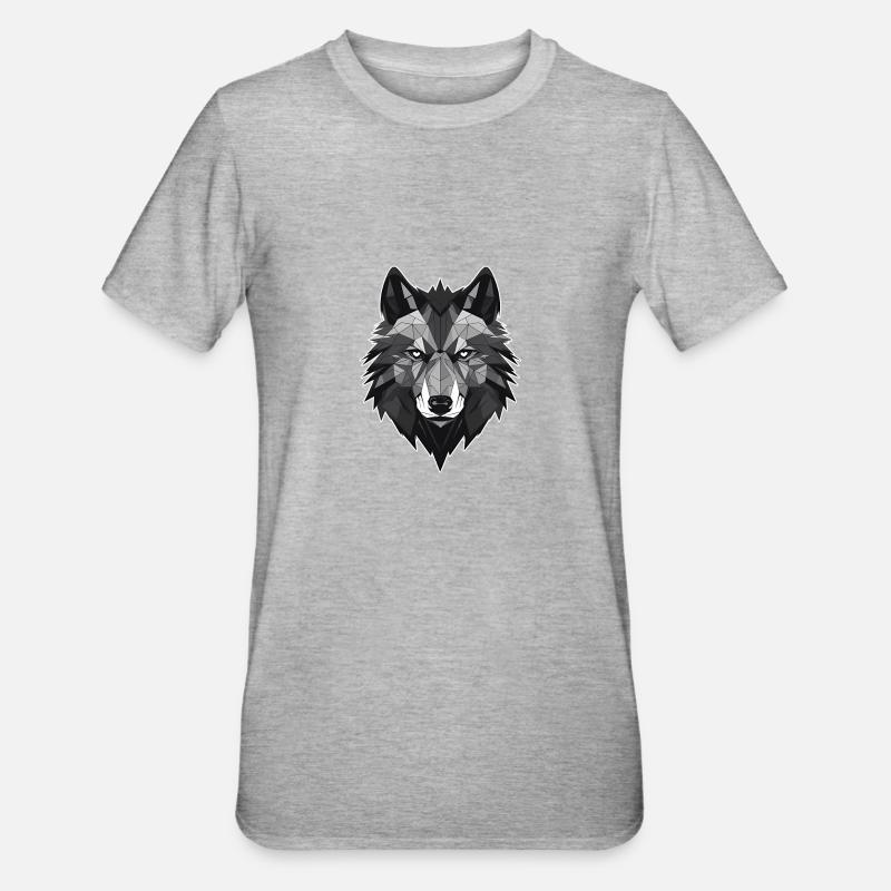 Wolf Bad Wolf - Unisex Polycotton T-Shirt - heather grey