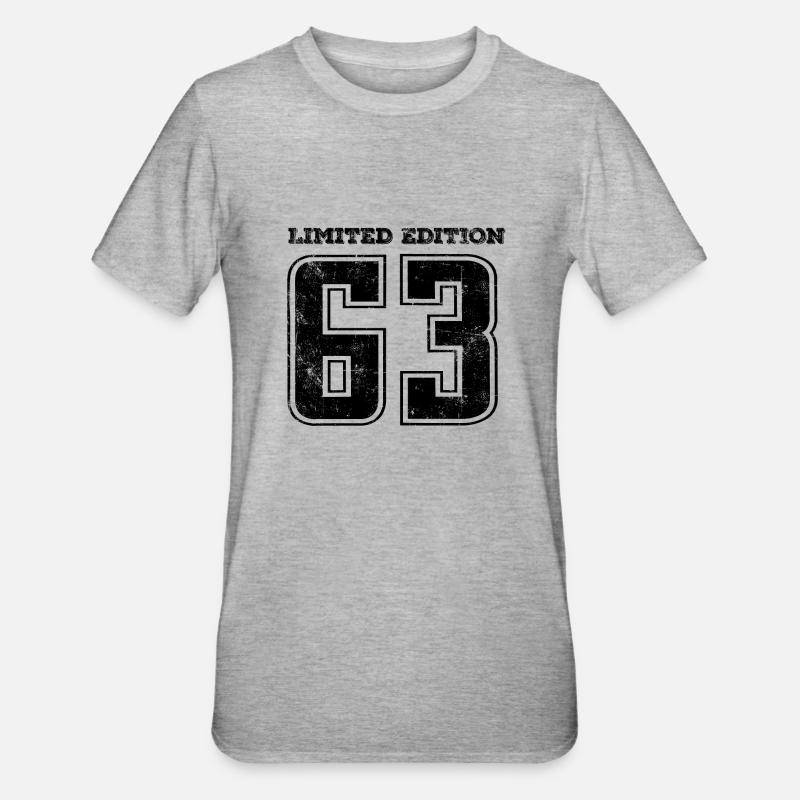 Millésime 1963 - T-shirt polycoton Unisexe - gris chiné