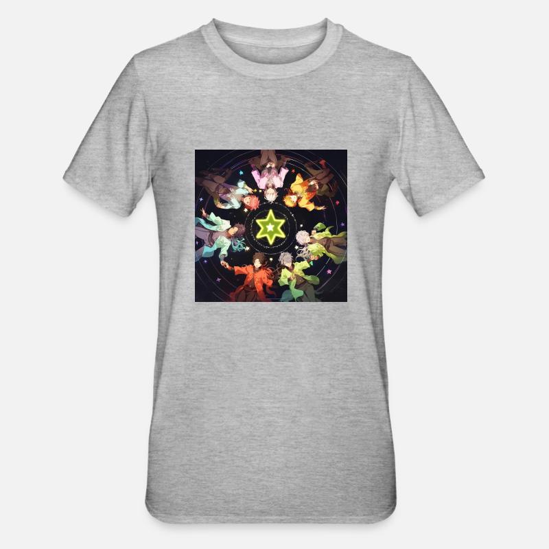 Sternentöter - Unisex Polycotton T-Shirt - Grau meliert