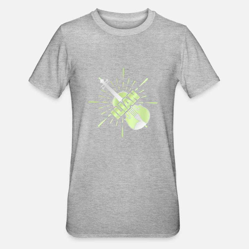 Ilian as a string instrument - Unisex Polycotton T-Shirt - heather grey