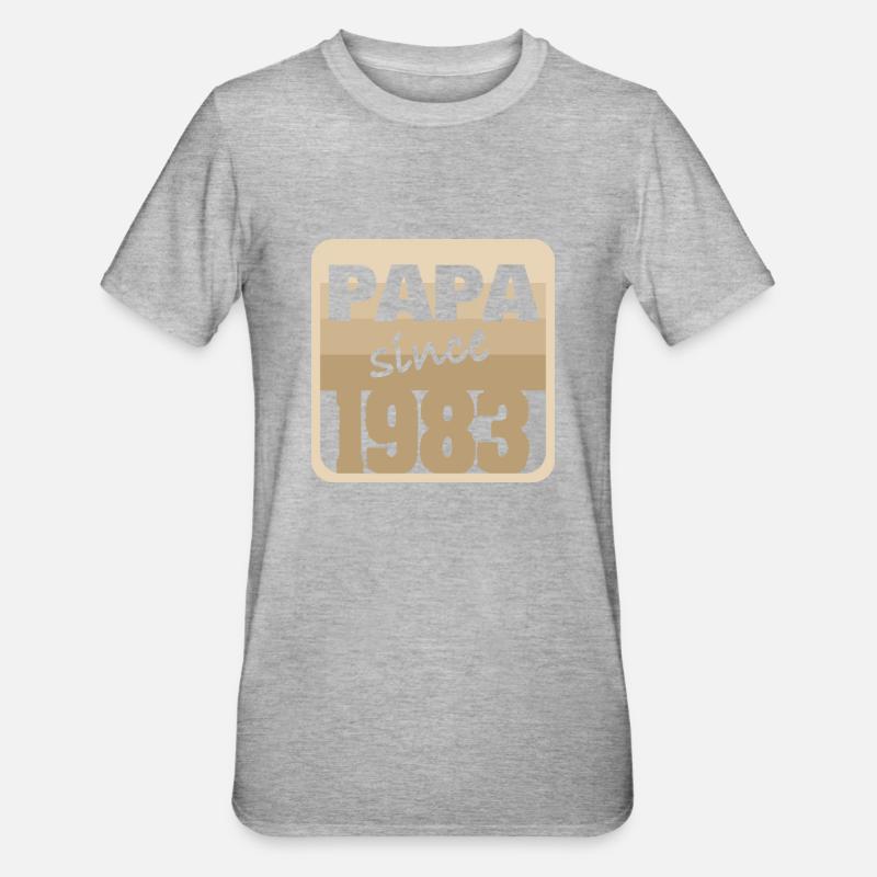 1983 - T-shirt polycoton Unisexe - gris chiné