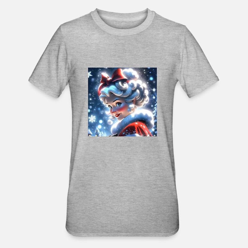 Joyeux Noel #4 - T-shirt polycoton Unisexe - gris chiné