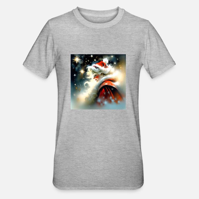 Joyeux Noel #8 - T-shirt polycoton Unisexe - gris chiné