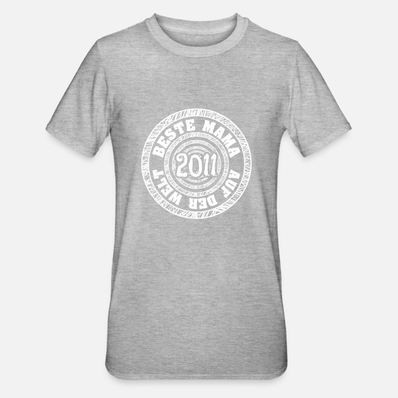 2011 - T-shirt polycoton Unisexe - gris chiné