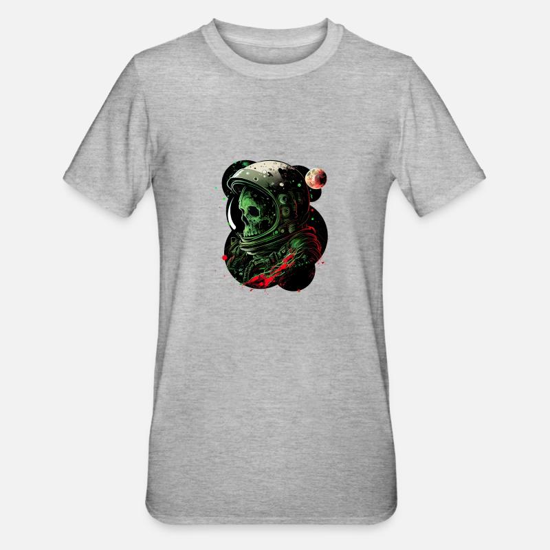 Mort dans l’espace - T-shirt polycoton Unisexe - gris chiné