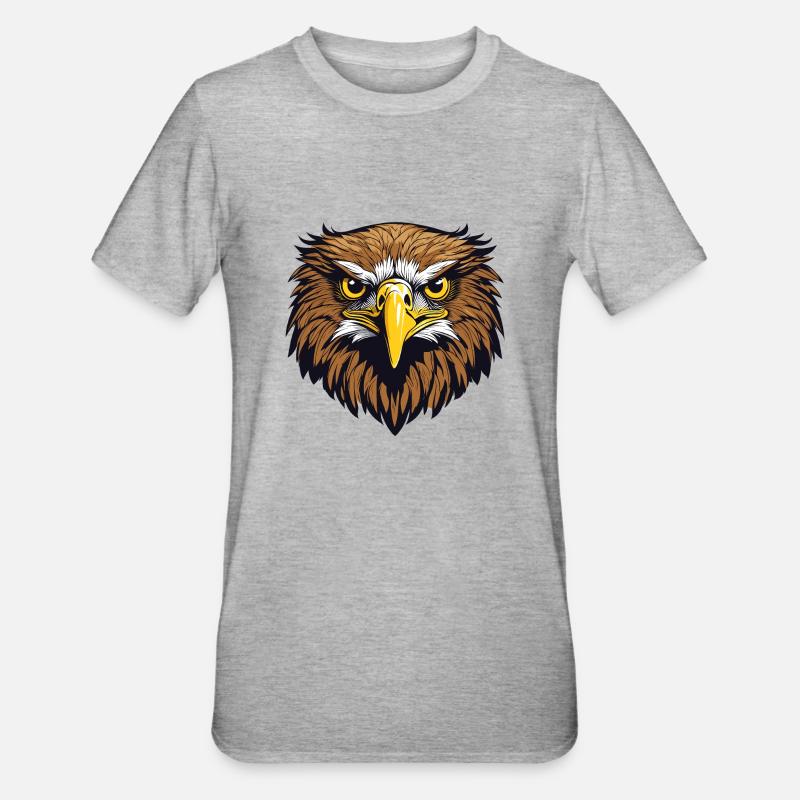 Golden Eagle - Unisex Polycotton T-Shirt - heather grey