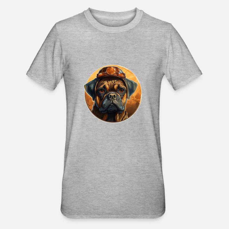 Carlin en tant que constructeur - T-shirt polycoton Unisexe - gris chiné