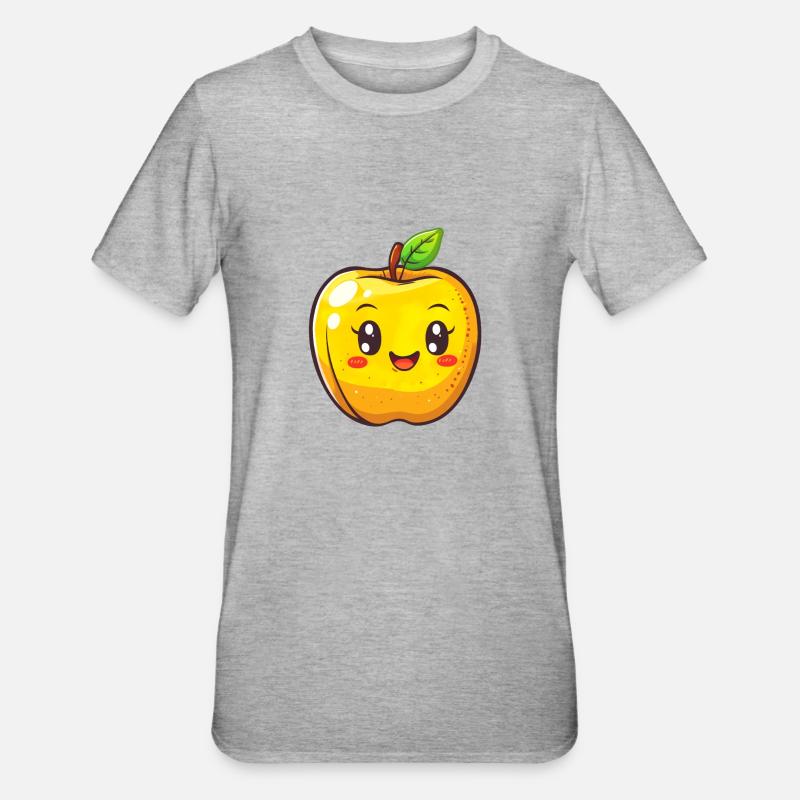 Objet Apple - T-shirt polycoton Unisexe - gris chiné
