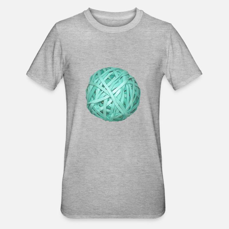 Balle élastique - T-shirt polycoton Unisexe - gris chiné