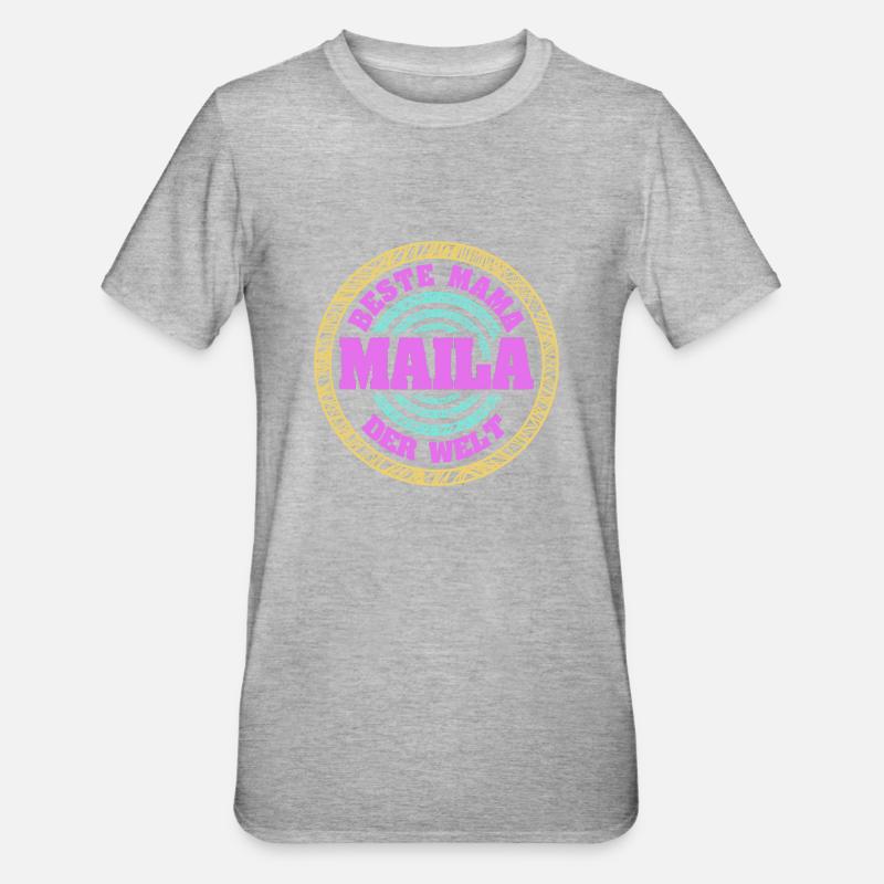 Mère Maila - T-shirt polycoton Unisexe - gris chiné