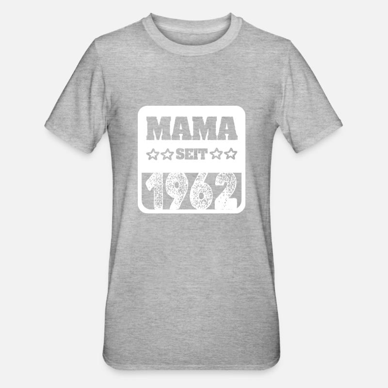 Bébé 1962 - T-shirt polycoton Unisexe - gris chiné