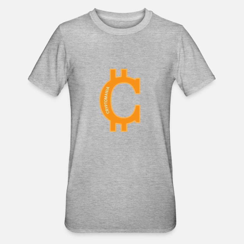 Cryptomania - T-shirt polycoton Unisexe - gris chiné
