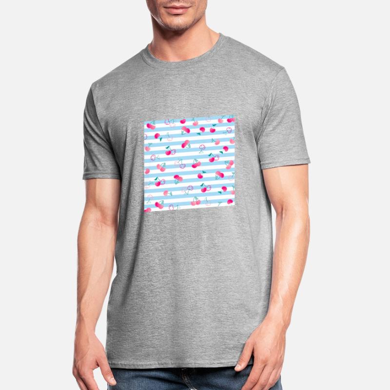 Kirsche Muster Cherry Pattern Unisex Polycotton T-Shirt