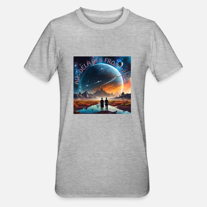 Beyond Borders - Unisex Polycotton T-Shirt - heather grey