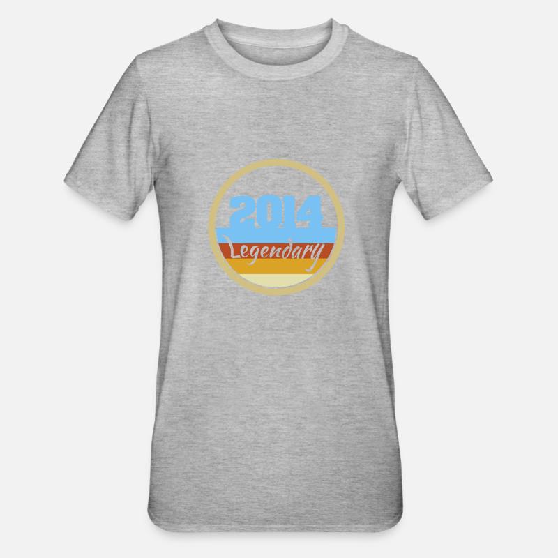 2014 - T-shirt polycoton Unisexe - gris chiné