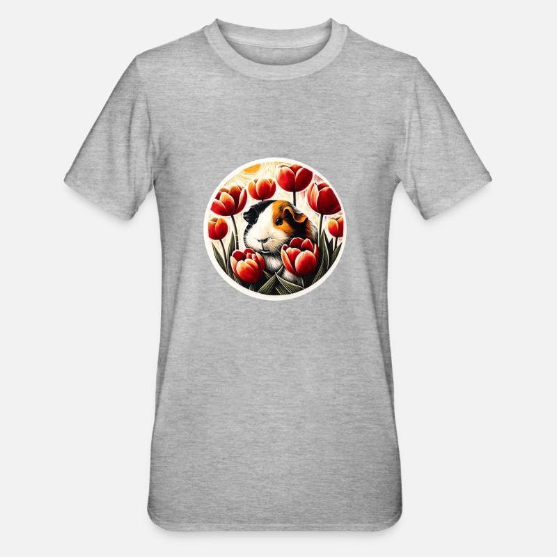 Cobaye - T-shirt polycoton Unisexe - gris chiné