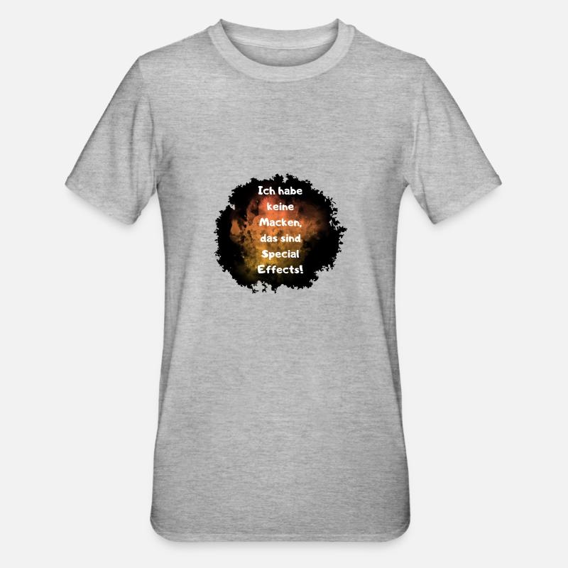 Special Effects - Unisex Polycotton T-Shirt - Grau meliert