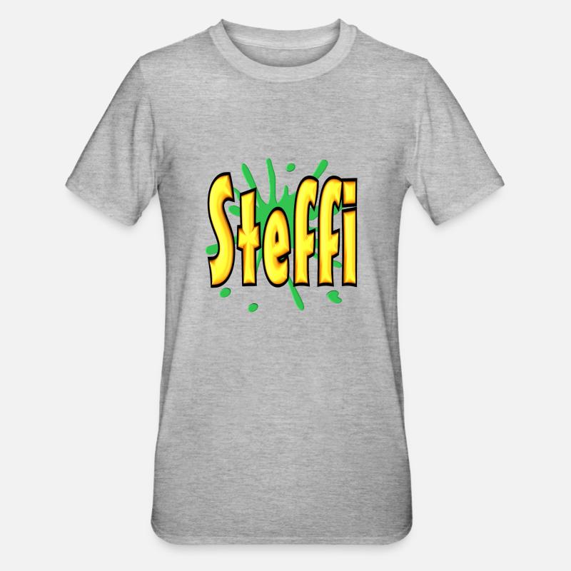 steffi2 - T-shirt polycoton Unisexe - gris chiné